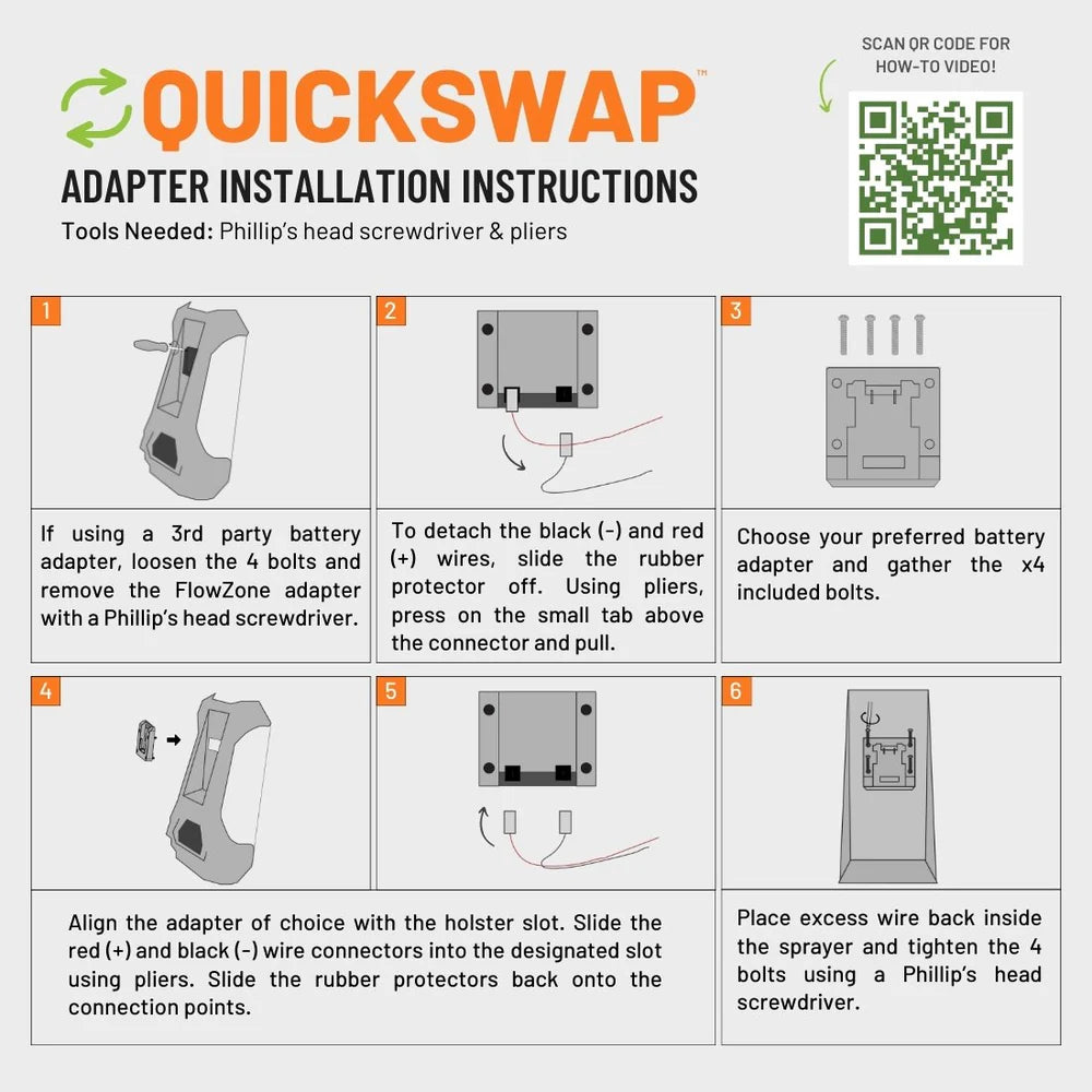 Battery Adapter Kit - Third Party Holster